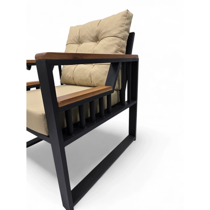 RELAKS METAL ÜÇLÜ OTURMA GRUBU