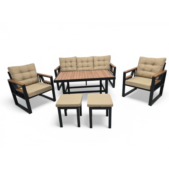 RELAKS METAL ÜÇLÜ OTURMA GRUBU