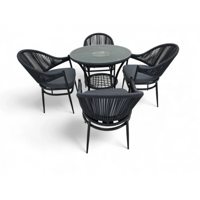 RÜYA ALÜMİNYUM DÖRTLÜ MASA TAKIMI