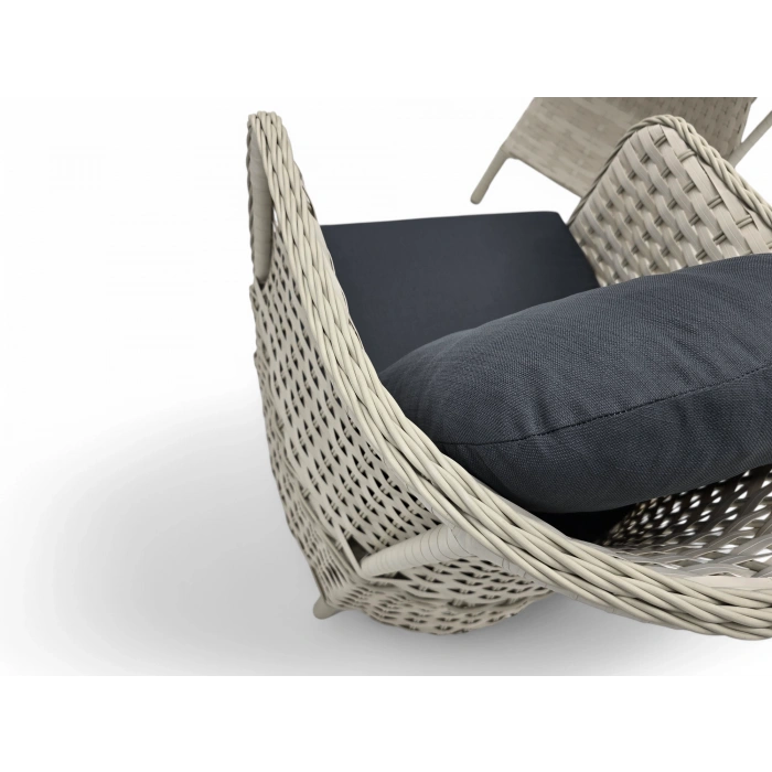 SUDE SIK ÖRGÜ İKİLİ RATTAN OTURMA GRUBU