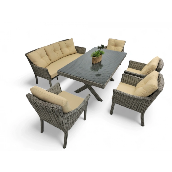 YAREN RATTAN ÜÇLÜ OTURMA GRUBU