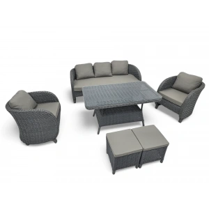 ATLANTİK RATTAN ÜÇLÜ OTURMA GRUBU