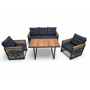 BERRA METAL ÜÇLÜ OTURMA GRUBU