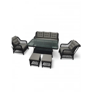 DİVERESSO RATTAN ÜÇLÜ OTURMA GRUBU