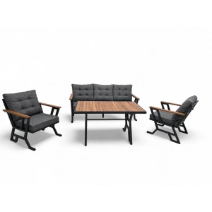 EFNAN METAL ÜÇLÜ OTURMA GRUBU