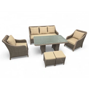 KONFOR RATTAN ÜÇLÜ OTURMA GRUBU