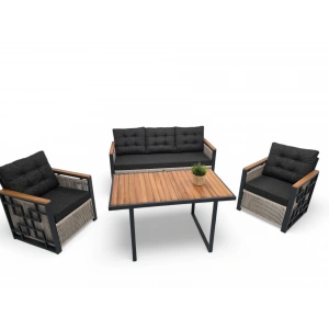 PUSULA METAL ÜÇLÜ OTURMA GRUBU