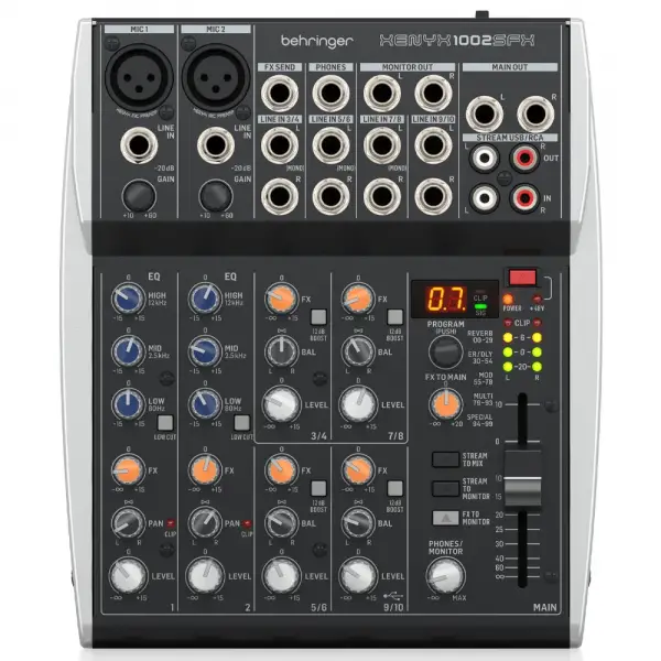 Behringer Xenyx 1002FX 10 Kanallı Efektli Ses Mikseri