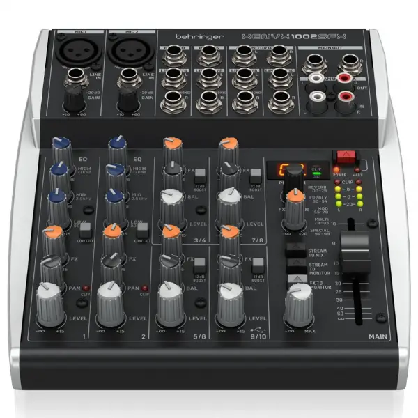 Behringer Xenyx 1002FX 10 Kanallı Efektli Ses Mikseri