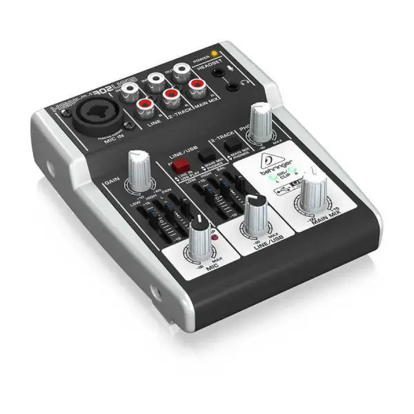 Behringer Xenyx 302USB 2 Kanal USB Ses Kartlı Stüdyo Mikseri
