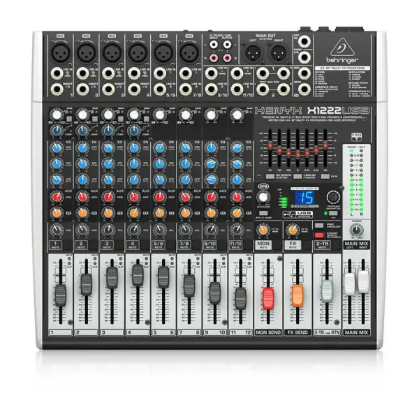 Behringer XENYX X1222USB 16 Kanallı Efektli Mikser