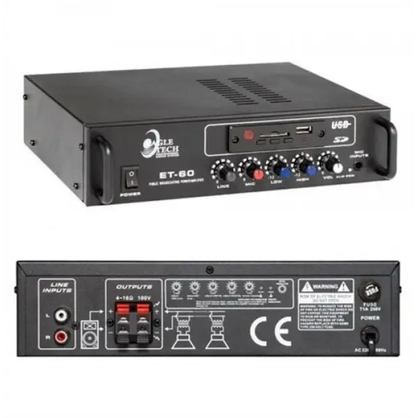 EAGLETECH ET-60 100V Amfili Mixer