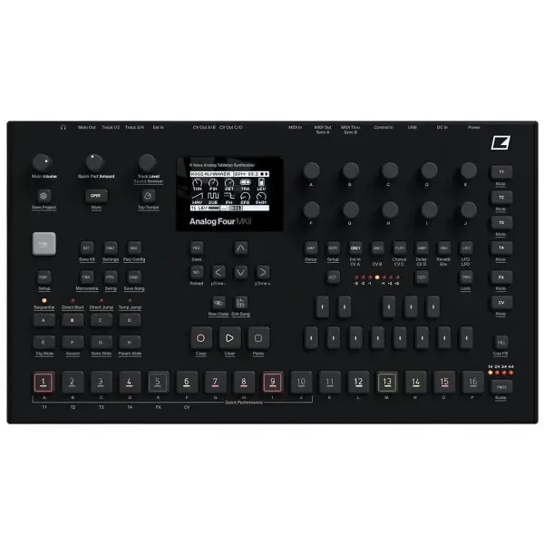 Elektron Music Machines Analog Four MKII Analog Synthesizer