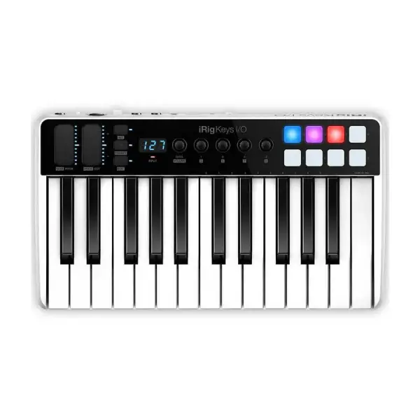 IK Multimedia iRig Keys I/O Mic 25 Tuş Ses Kartlı Midi Klavye