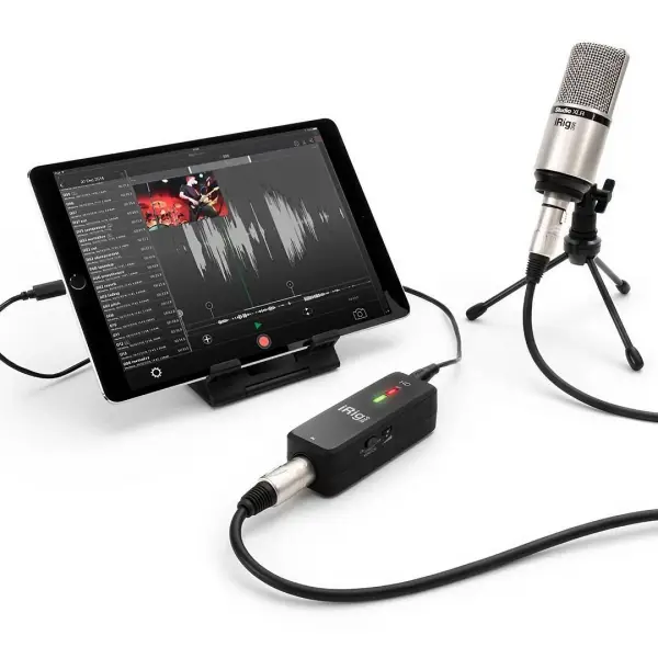 IK Multimedia iRig Pre HD Mobil Mikrofon Preamp / Ses Kartı