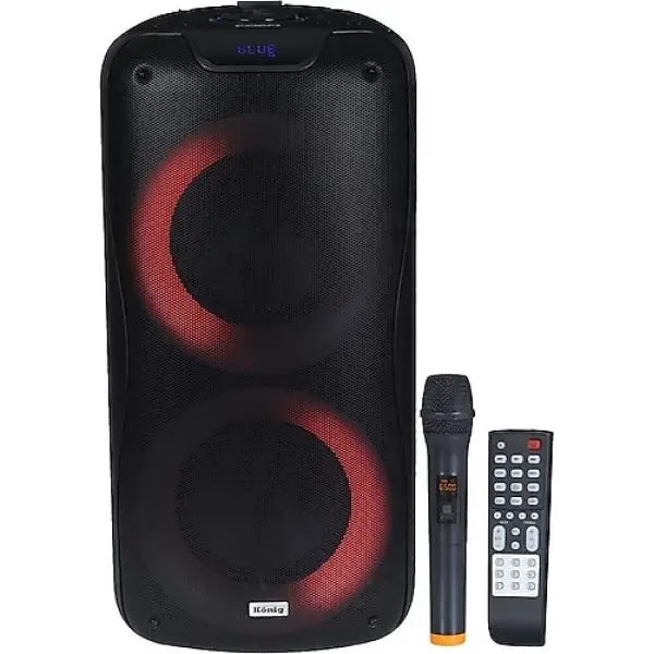 König KNG-1100 Partybox Taşınabilir Mikrofonlu Hoparlör