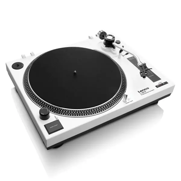 Lenco L-3810WH Direct Driver Turntable