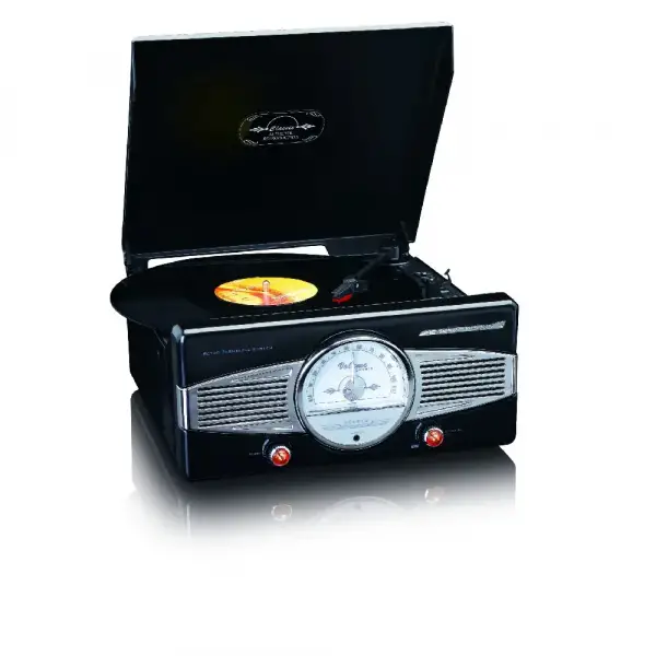 Lenco TT-27BK Dahili Hoparlörlü Retro Pikap