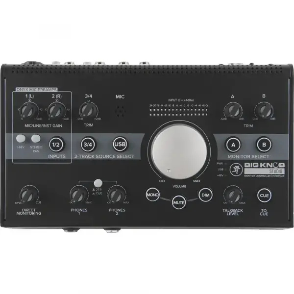 Mackie Big Knob Passive Pasif Monitor Controller,