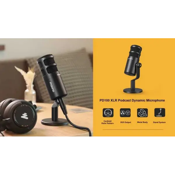 Maono PD100 Dinamik Yayıncı Mikrofonu