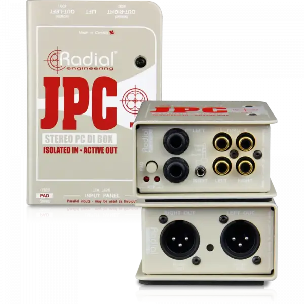 Radial Engineering JPC Stereo PC-AV DI Box