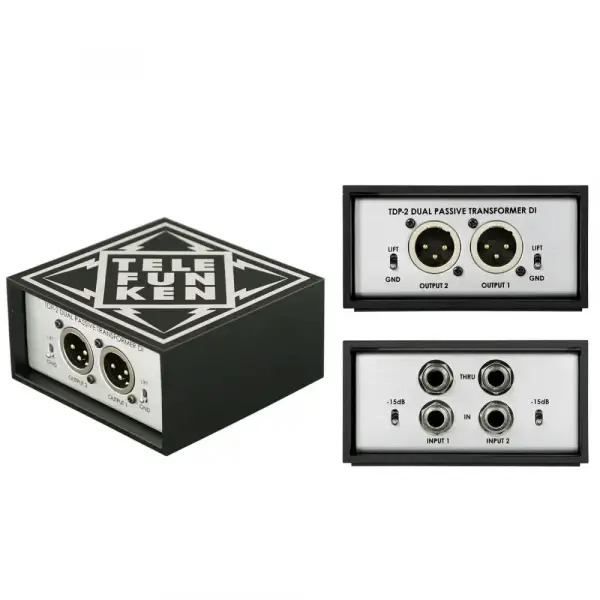 Telefunken Elektroakustik TDP-2 Dual Passive Direct Box