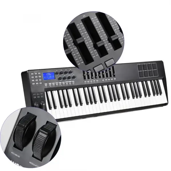 Worlde Panda 61 Tuş Midi Klavye