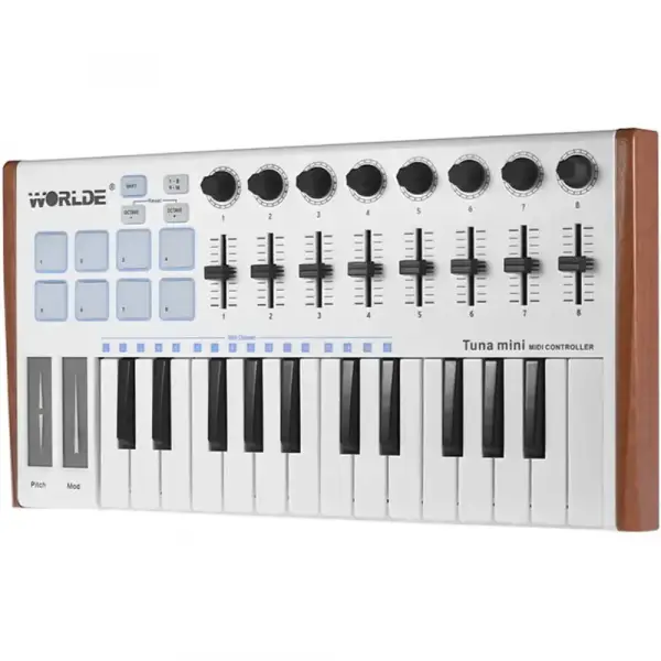 Worlde Tuna Mini 25 Tuş Midi Klavye