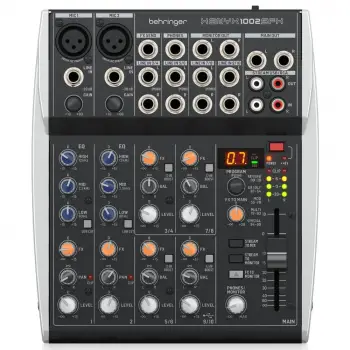Behringer 1002SFX Analog Efektli Canlı Yayın Mikseri