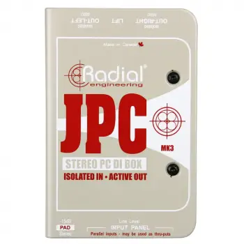Radial Engineering JPC Stereo PC-AV DI Box
