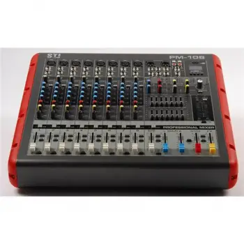 STI PM-108 10 Kanal Power Mixer 2x650 Watt