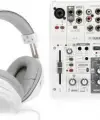 Yamaha AG03MK2 W LSPK Canlı Yayın Seti Beyaz