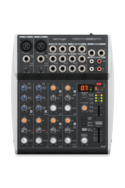 Behringer 1002SFX Analog Efektli Canlı Yayın Mikseri | Profesyonel