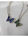 Çelik Magical Butterfly Kolye