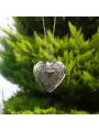 Çelik Fotoğraflı Locket Kalp Kolye