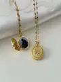 Hatıra Yıldızı Fotoğraflı Locket Kolye