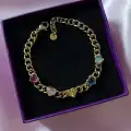 Çelik 5’li Kalp Bileklik