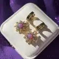 Çelik Rapunzel Sun Fidget Küpe