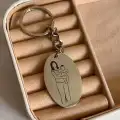 Oval Çizim Anahtarlık