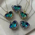 Çelik Heart of Swan Kolye