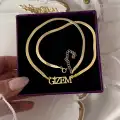 İstediğini Yazdır İtalyan Zincir 925 Gümüş Choker