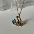 Çelik Unicorn Kolye
