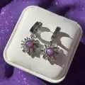 Çelik Rapunzel Sun Fidget Küpe