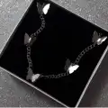Çelik 5’li Kelebek Kolye