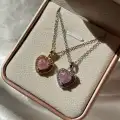 Çelik Aurora Kalp Kolye