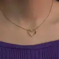 Çelik Düğüm Kalp Kolye