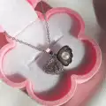 Çelik İstiridye İnci Kolye