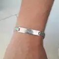 Çelik Özelleştirilebilir Erkek Bileklik