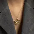 Çelik Yıldız Melodisi Kolye
