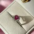 Shimmer Heart 925 Gümüş Yüzük